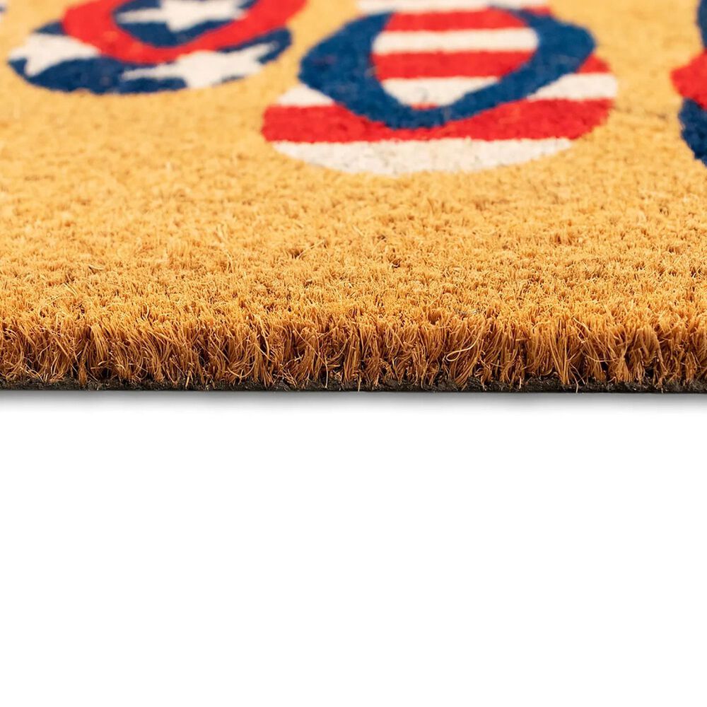Trans-Ocean Import Natura Freedom Flops 2&#39; x 3&#39; Natural Indoor/Outdoor Door Mat, , large