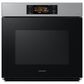 Samsung Bespoke 2-Piece Kitchen Package with Stainless Steel Bespoke 30" Single Wall Oven and Black 30" Induction Cooktop, , large