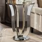 Baxton Studio Kylie Accent Side Table in Silver, , large