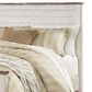 Signature Design by Ashley Willowton Queen Panel Bed in Whitewash, , large
