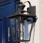 Vaxcel Derby 1-Light Outdoor Motion Sensor Wall Mount in Matte Black, , large