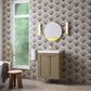 James Martin Vanities Chianti 24" Single Bathroom Vanity in Walnut Whisper and Champagne Brass with 2 cm White Glossy Composite Stone Top and Rectangular Sink, , large