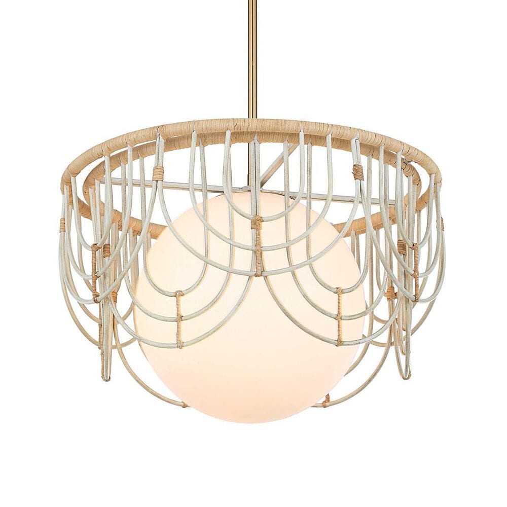 Uttermost Arches 1 Light Pendant in Rattan, , large