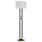 Renwil Theo Floor Lamp in Matte Black and Gold, , large