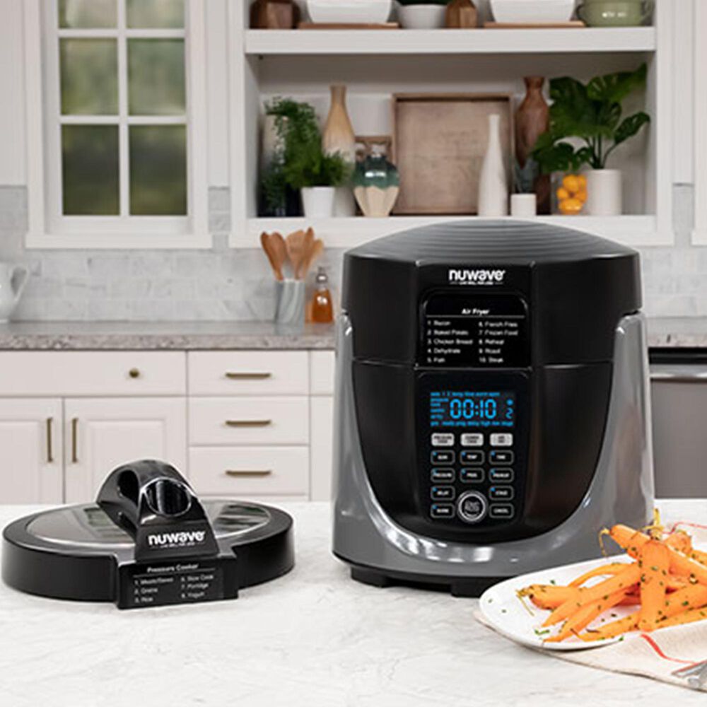 NuWave Duet Air Fryer-Pressure Cooker Combo in Gray, , large