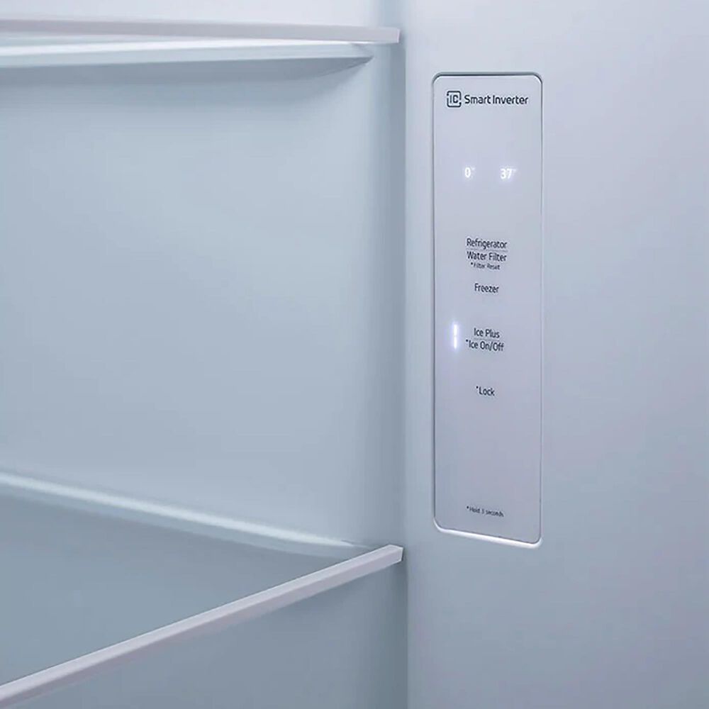 LG 22.5 Cu. Ft. Side-By-Side Counter-Depth Refrigerator in Stainless Look, , large