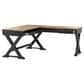 Ashley Wildenauer 3-Piece L-Shape Desk with Bookcase Set in Brown and Black, , large