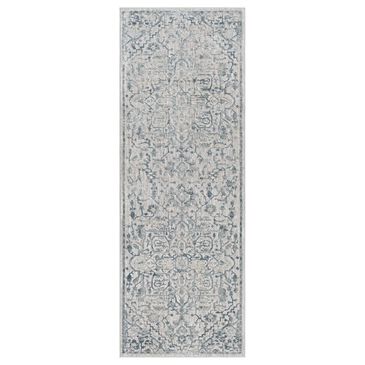 Surya Brunswick 2"7" x 10" Sage, Beige, Blue and Khaki Runner, , large