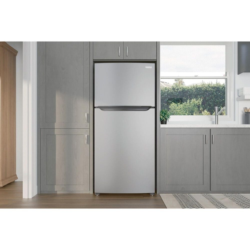 Frigidaire 20 Cu. Ft. Garage Ready Top Freezer Refrigerator in Stainless Steel, , large