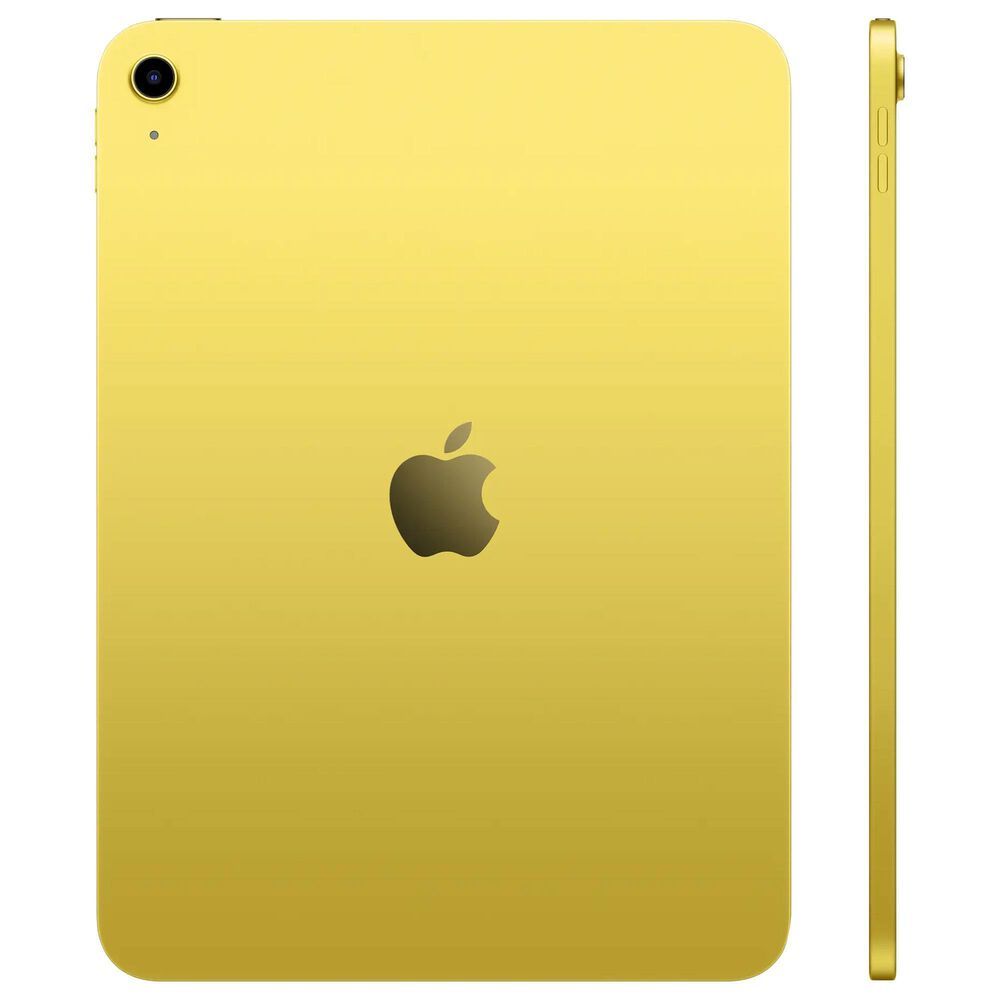 Apple iPad 11-Inch A16 Chip with Wi-Fi + Cellular - 256GB in Yellow and 2-Year AppleCare+, , large