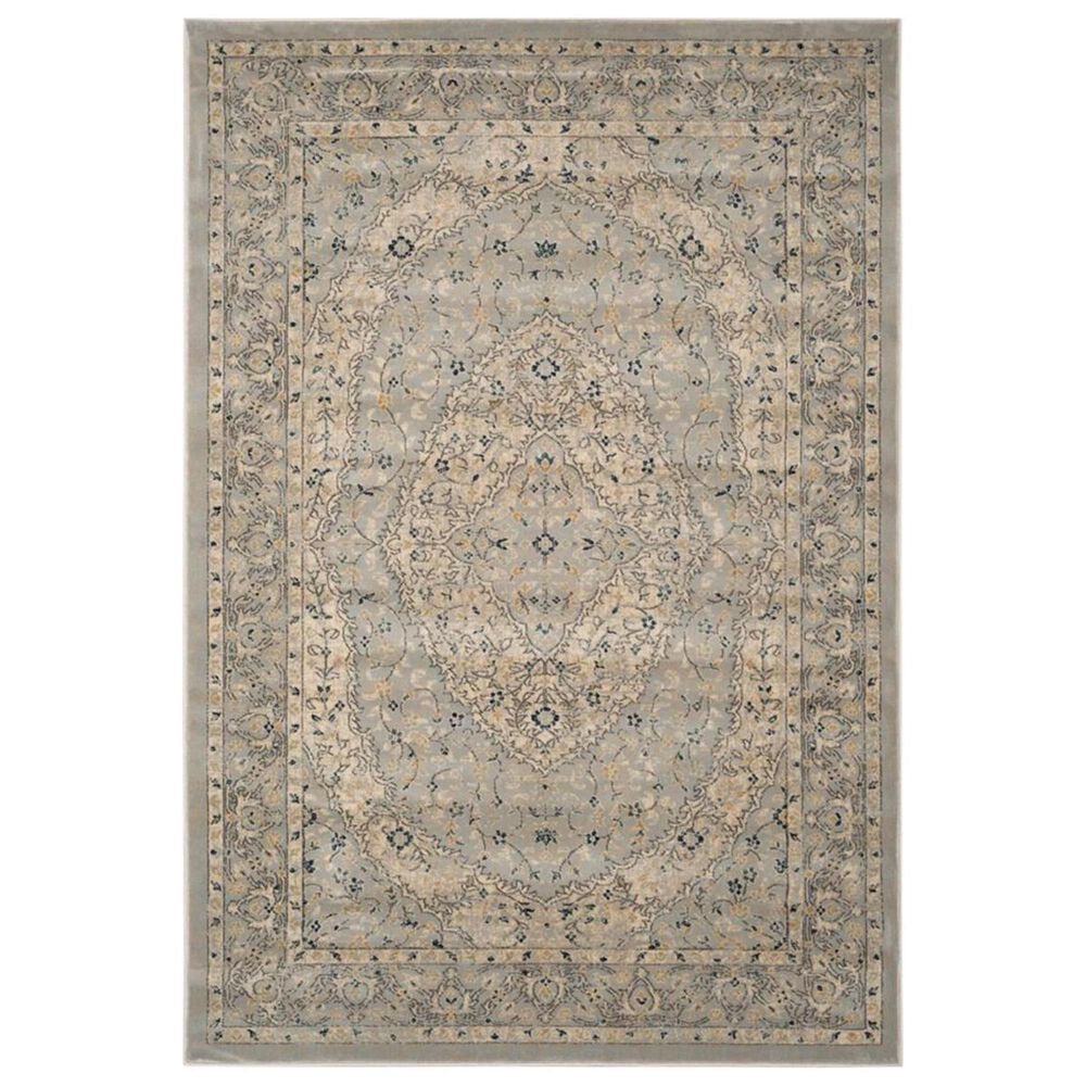 Safavieh Evoke EVK518L 4" x 6" Light Grey and Cream Area Rug, , large