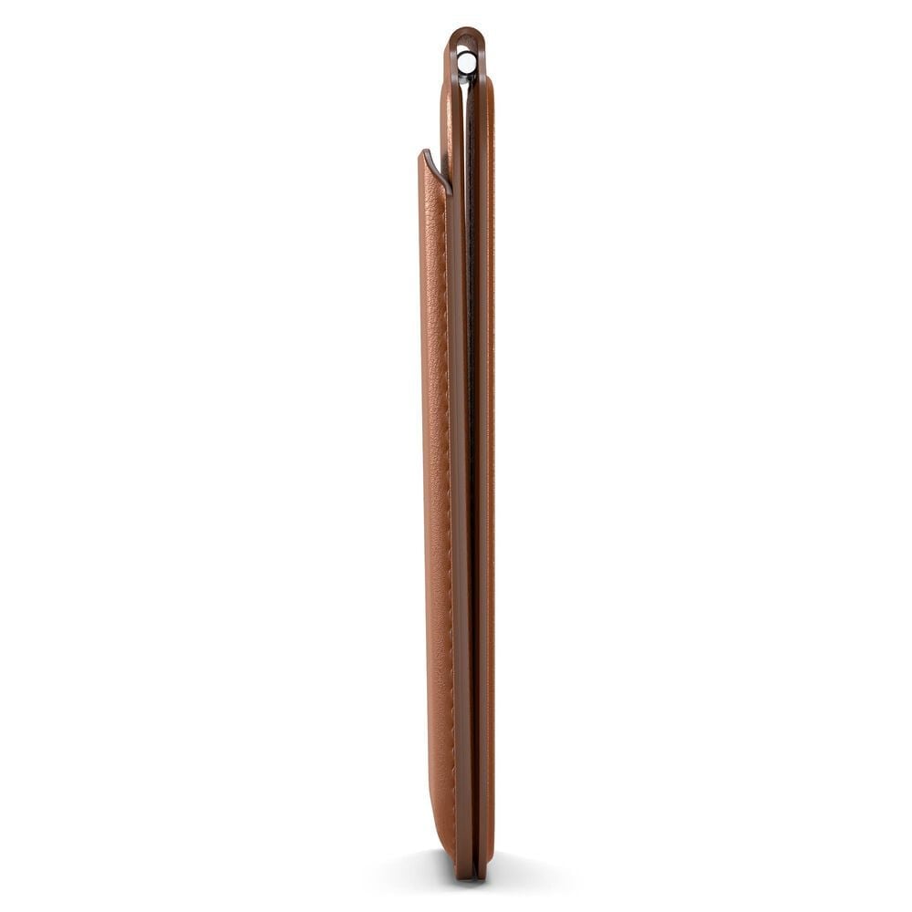 Satechi Vegan Leather Magnetic Wallet Stand in Brown, , large