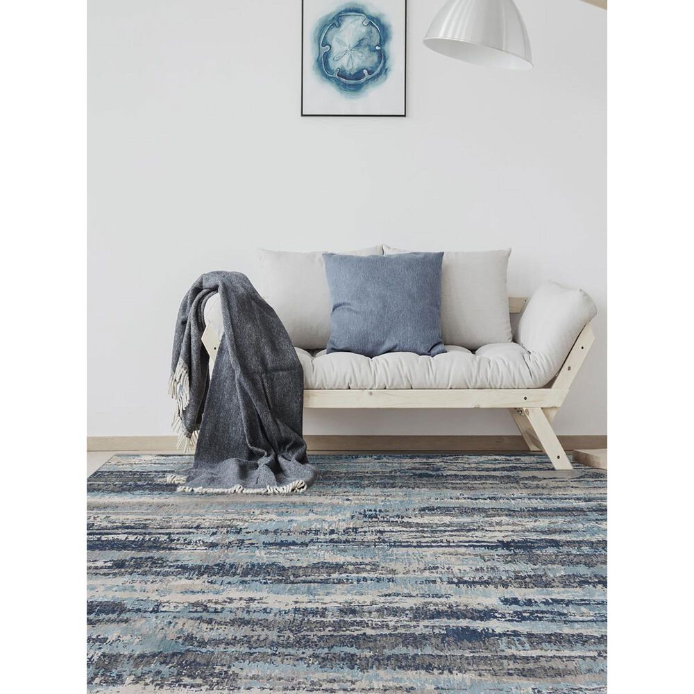 Amer Rugs Mystique 10&#39; x 14&#39; Blue Area Rug, , large