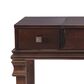 Linon Home Decor Angela Vanity with Stool in Walnut, , large