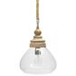 Creative Coop Beatrice 1-Light Pendant in Brown, , large