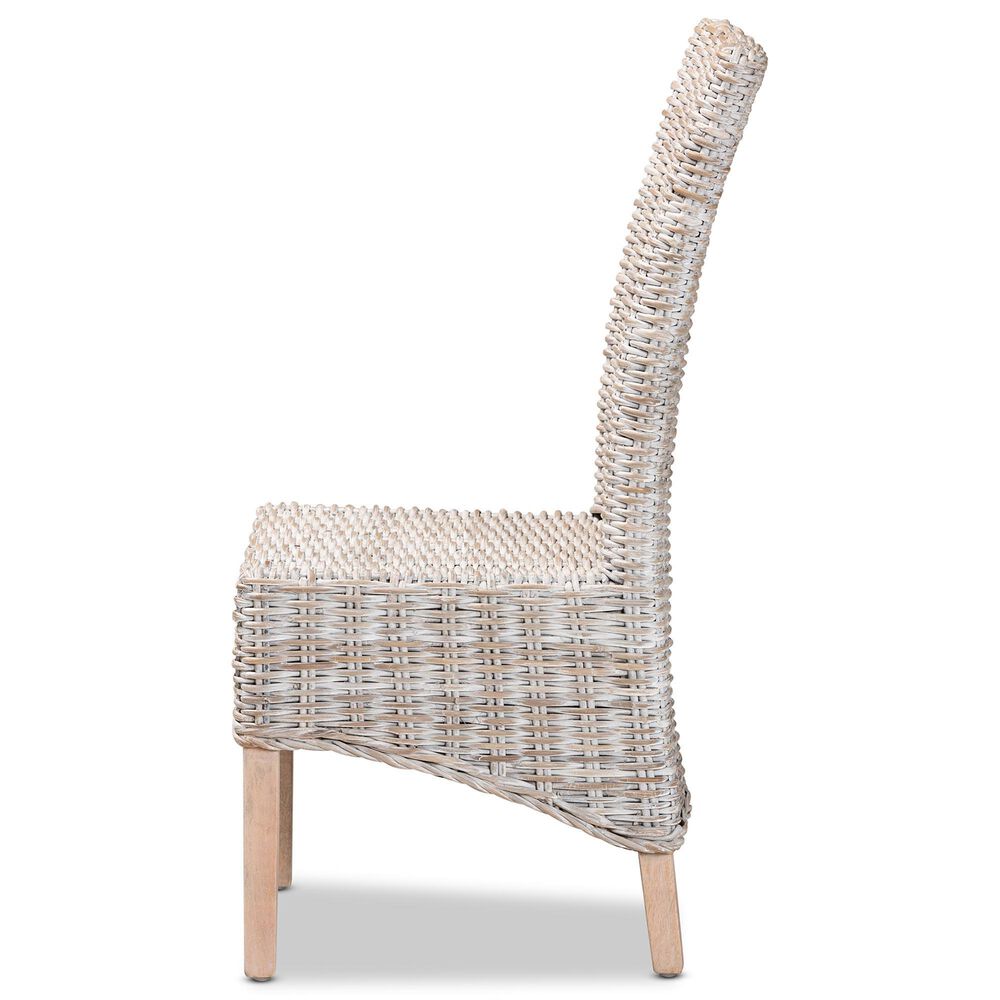 Baxton Studio Trianna Side Chair in Whitewashed and Natural Brown, , large