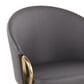 Lumisource Claire Task Chair with Grey Cushion in Gold, , large