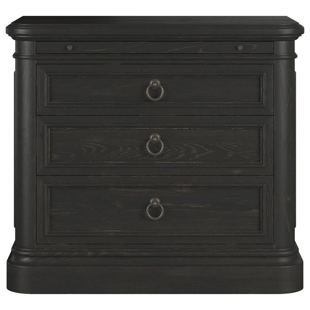 Vantage Atrium 3-Drawer Nightstand in Hand Rubbed Black, , large