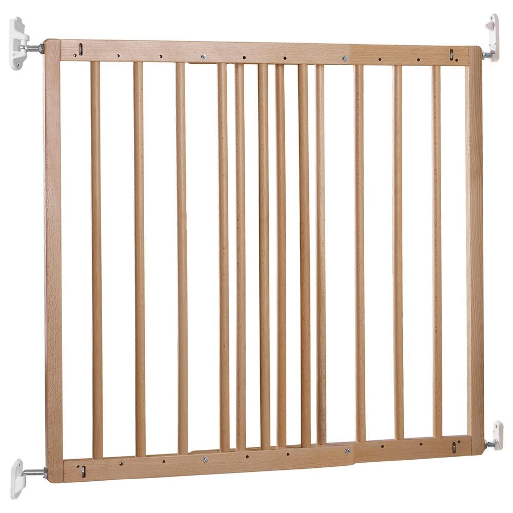 LA Baby BabyDan 23.9" - 40.1" Extending Safety Gate in Natural, , large
