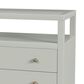 Butler Specialty Company Nora 2-Drawer Wide Nightstand with Open Shelf in Sage Green, , large