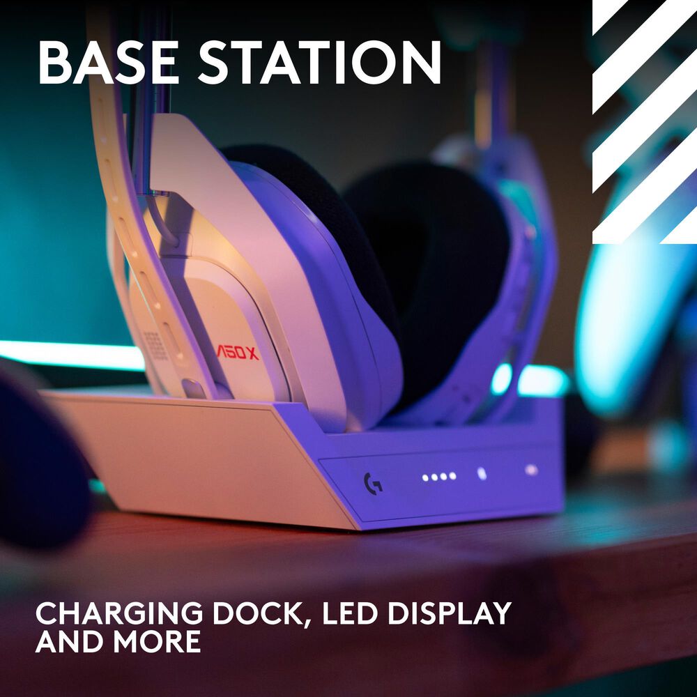 Logitech Astro A50 X LIGHTSPEED Wireless Gaming Headset and Base Station in White, , large
