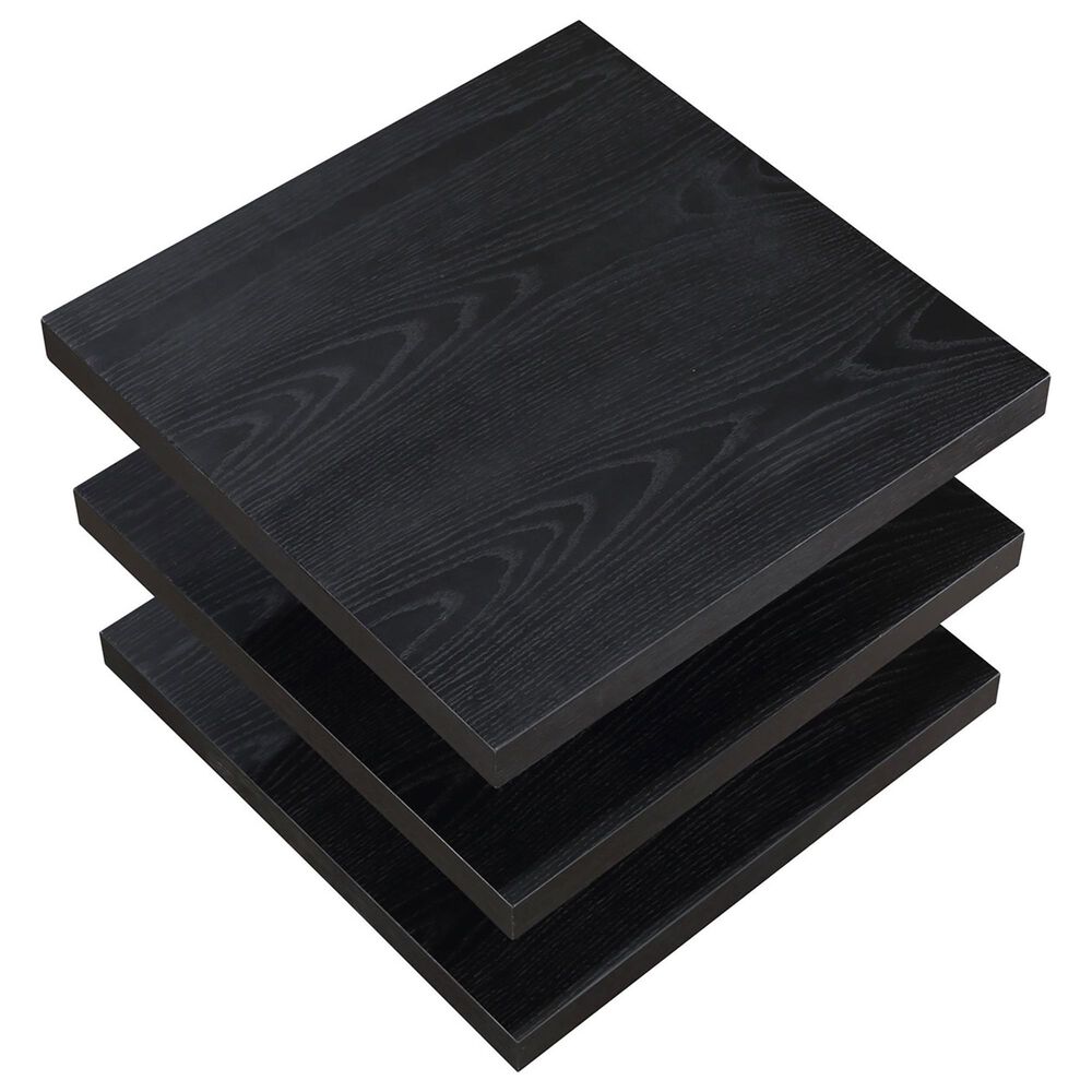 Steve Silver Canyon Square End Table in Black, , large