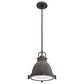 Hunter Bridgemoor 1-Light Pendant in Noble Bronze, , large