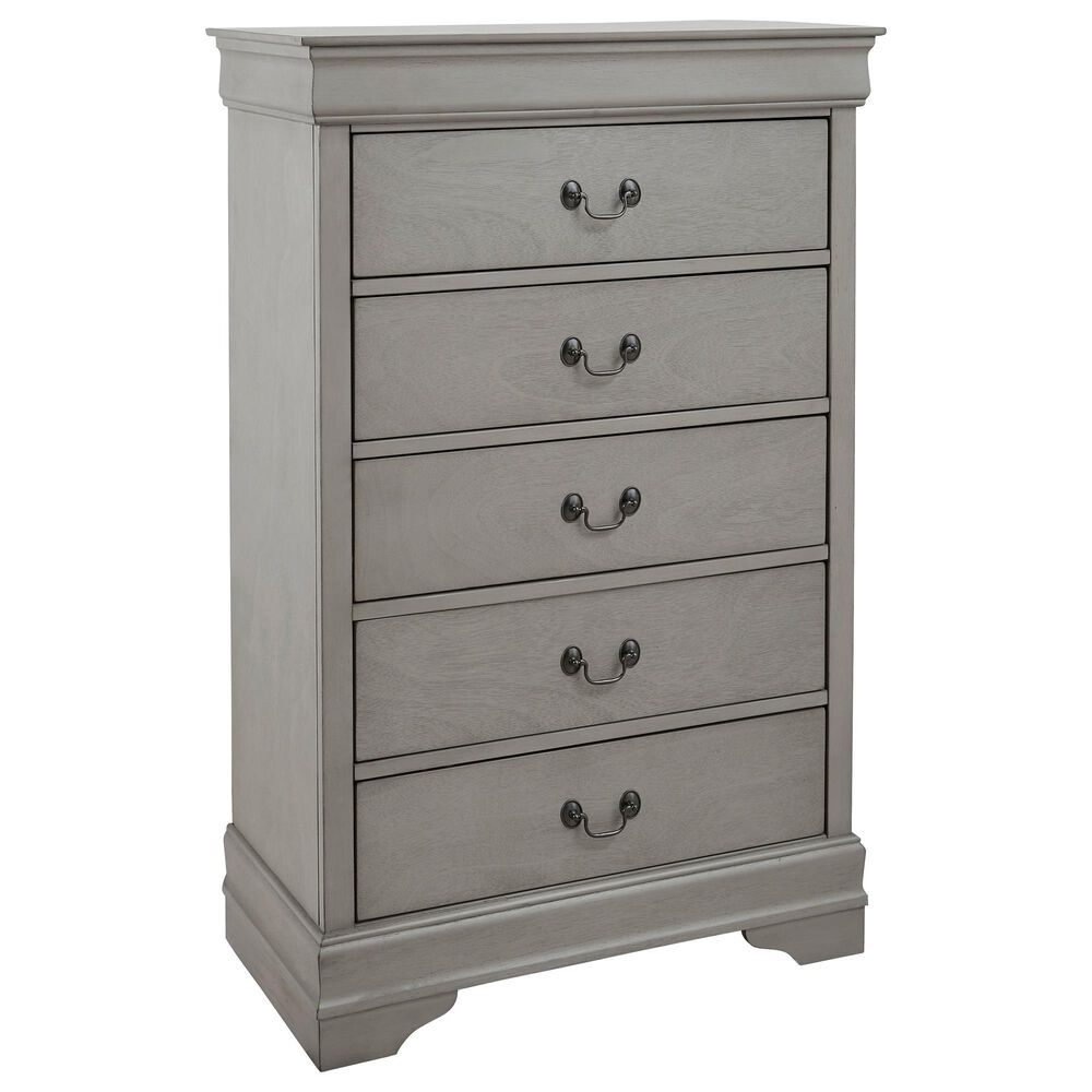 Signature Design by Ashley Kordasky 5 Drawer Chest in Gray, , large