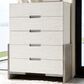 Bernhardt Foundations Tall Drawer Chest in Linen and Light Shale, , large