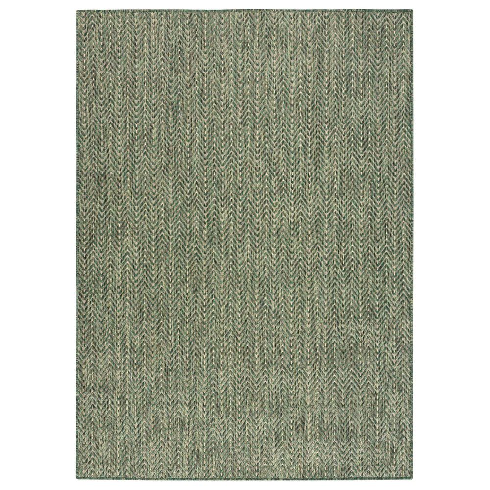 Nourison Horizon HOZ02 Green 8&#39; x 10&#39; Indoor/Outdoor Area Rug, , large