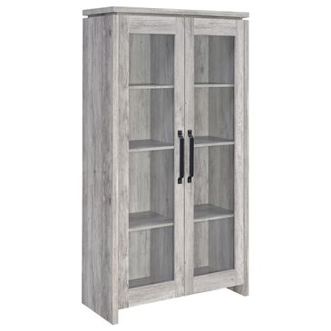 Pacific Landing 2-Door Tall Cabinet in Grey Driftwood, , large