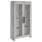 Pacific Landing 2-Door Tall Cabinet in Grey Driftwood, , large