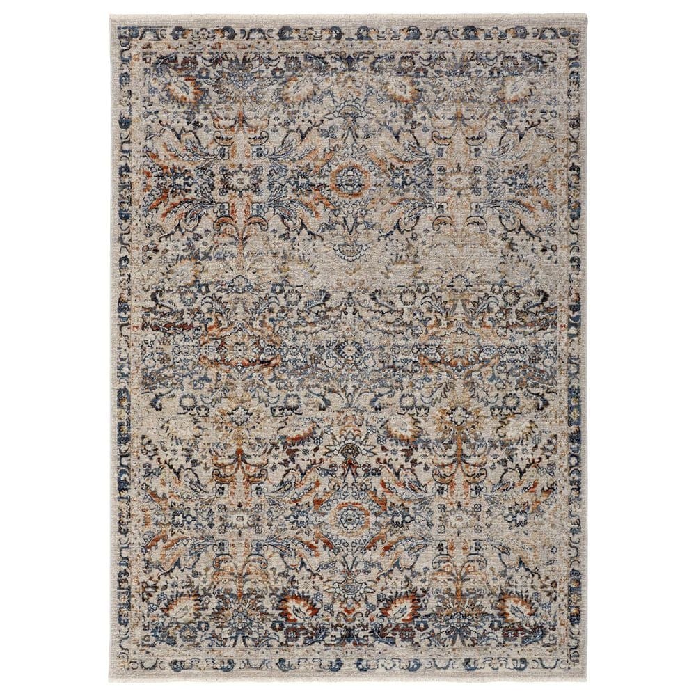 Feizy Kaia 12" x 15" Blue and Multicolor Area Rug, , large