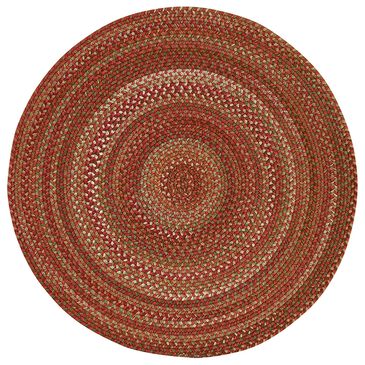 Capel Homecoming 0048-500 3" Round Rosewood Red Area Rug, , large