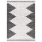 Surya Eagean EAG-2356 Black, Off-White and Charcoal 2" x 2"11" Indoor/Outdoor Area Rug, , large