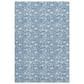 Dalyn Rug Company Soft Essentials Floral Denim 3" x 5" Indoor/Outdoor Area Rug, , large
