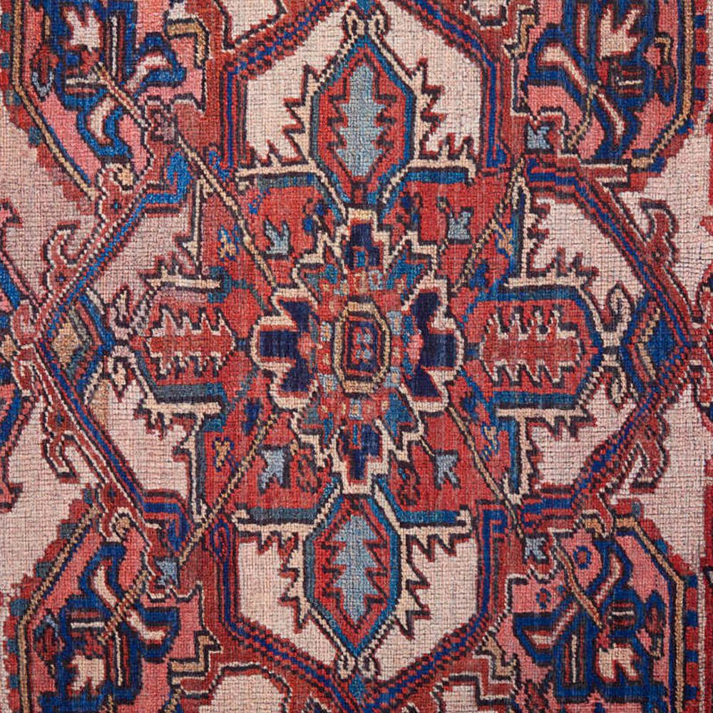 Feizy Rawlins 5&#39;3&quot; x 7&#39;6&quot; Red and Navy Area Rug, , large