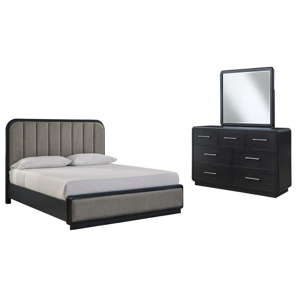 Millenium Rowanbeck 3-Piece Queen Bedroom Set in Black, , large