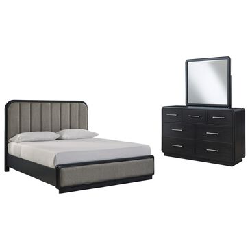 Millenium Rowanbeck 3-Piece Queen Bedroom Set in Black, , large