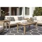 Ashley Clare View 6-Piece Patio Conversation Set in Grayish Brown, , large