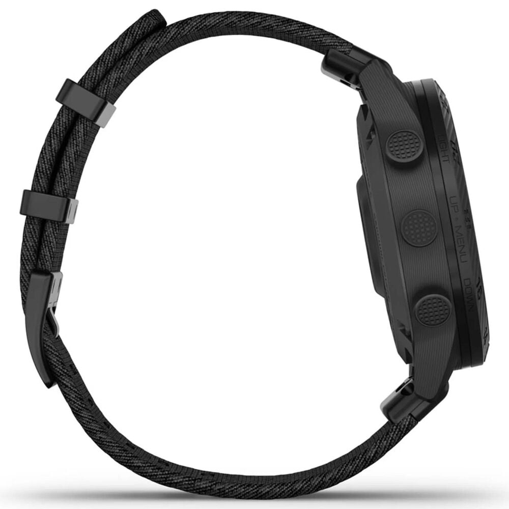 Garmin MARQ 2 Commander AMOLED Smartwatch Fused Carbon Fiber Case with Nylon Band in Black, , large