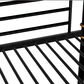 Hearth and Haven Twin XL over Twin XL Detachable Bunk Bed in Black and Gold, , large
