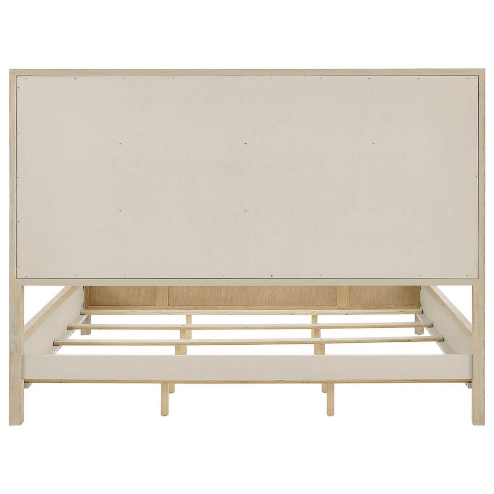 Universal Furniture Oasis Queen Panel Bed with Two Nightstands in Dockside and Natural, , large