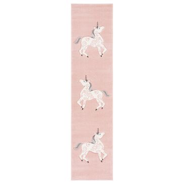 Safavieh Carousel 2"3" x 6" Pink and Ivory Kids Runner, , large