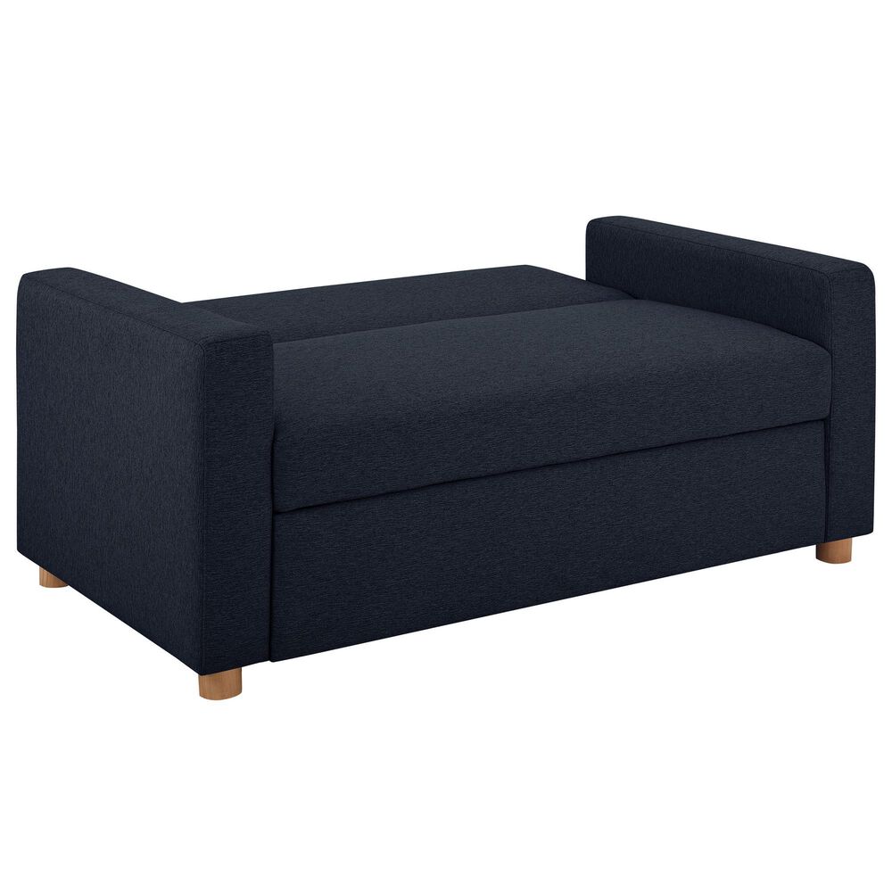 Lifestyle Solutions Tyler Convertible Sofa in Navy Blue, , large