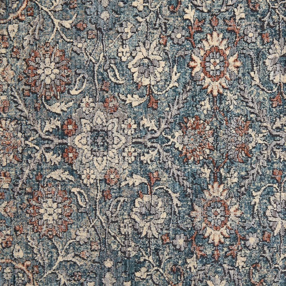 Feizy Marquette 5&#39; x 7&#39;2&quot; Blue and Rust Area Rug, , large