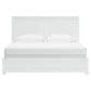 Ashley Bostwick Shoals 5-Piece King Panel Bedroom Set in White, , large