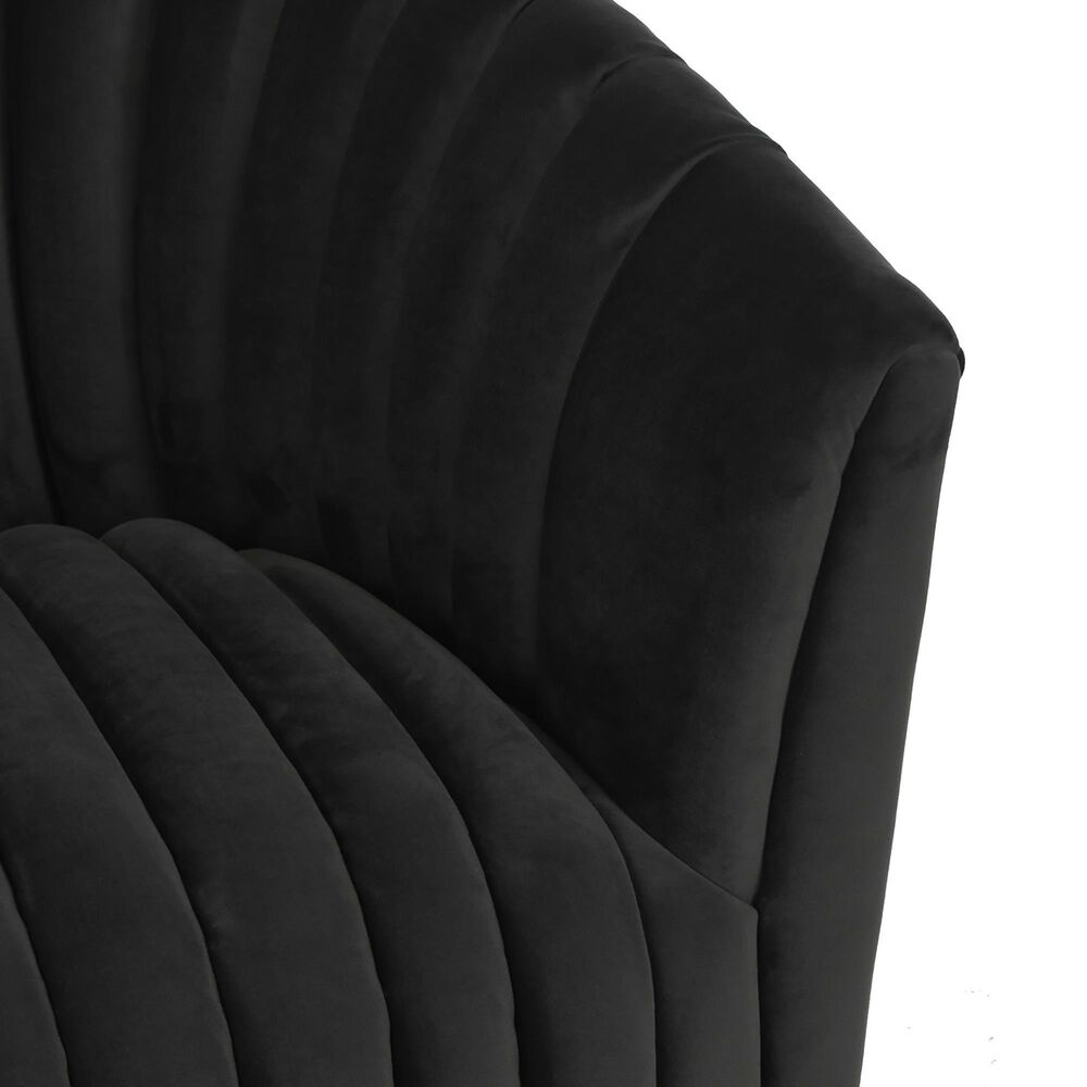 Classic Home Arline Swivel Accent Chair in Gray, , large
