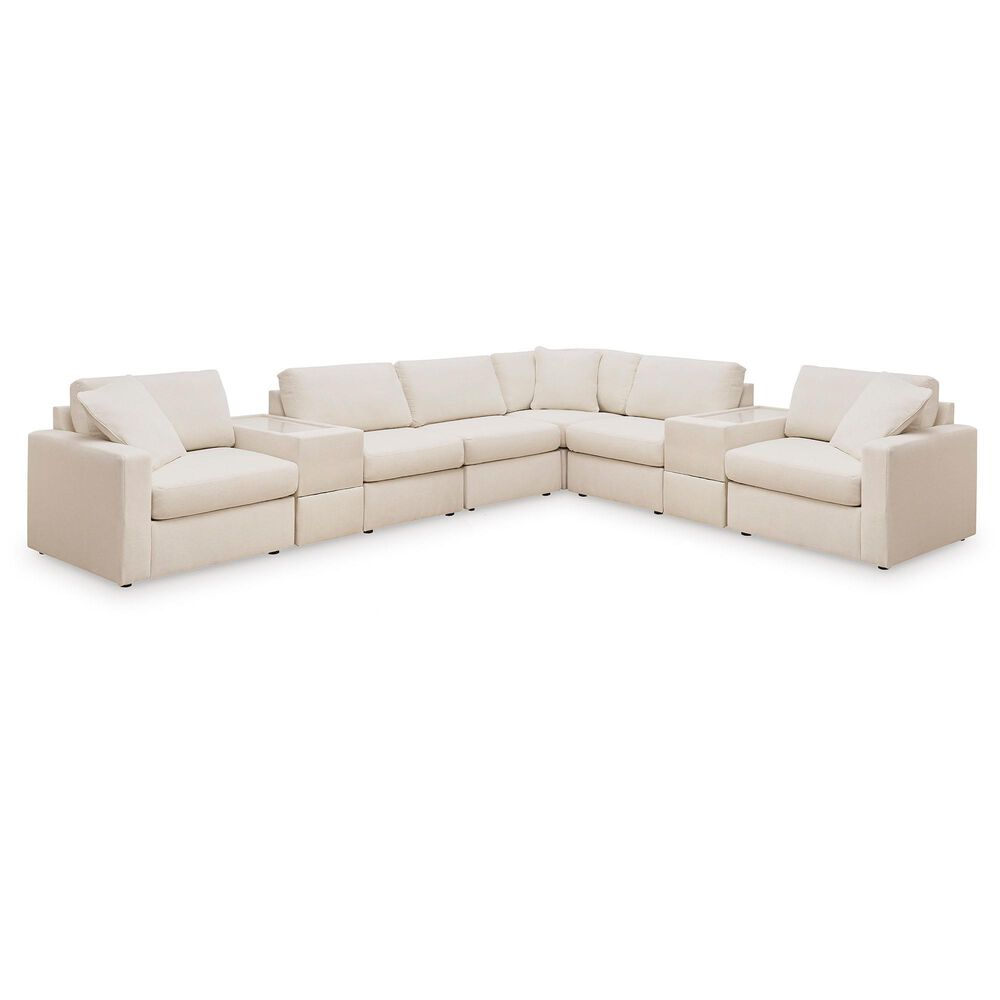 Ashley Modmax 8-Piece Sectional with Storage Consoles in Oyster, , large
