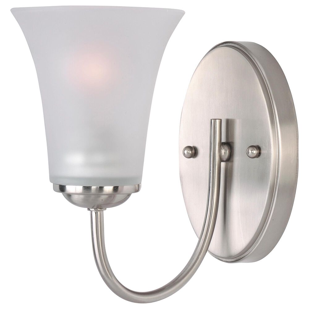 Maxim Lighting Logan 1-Light Wall Sconce in Satin Nickel, , large